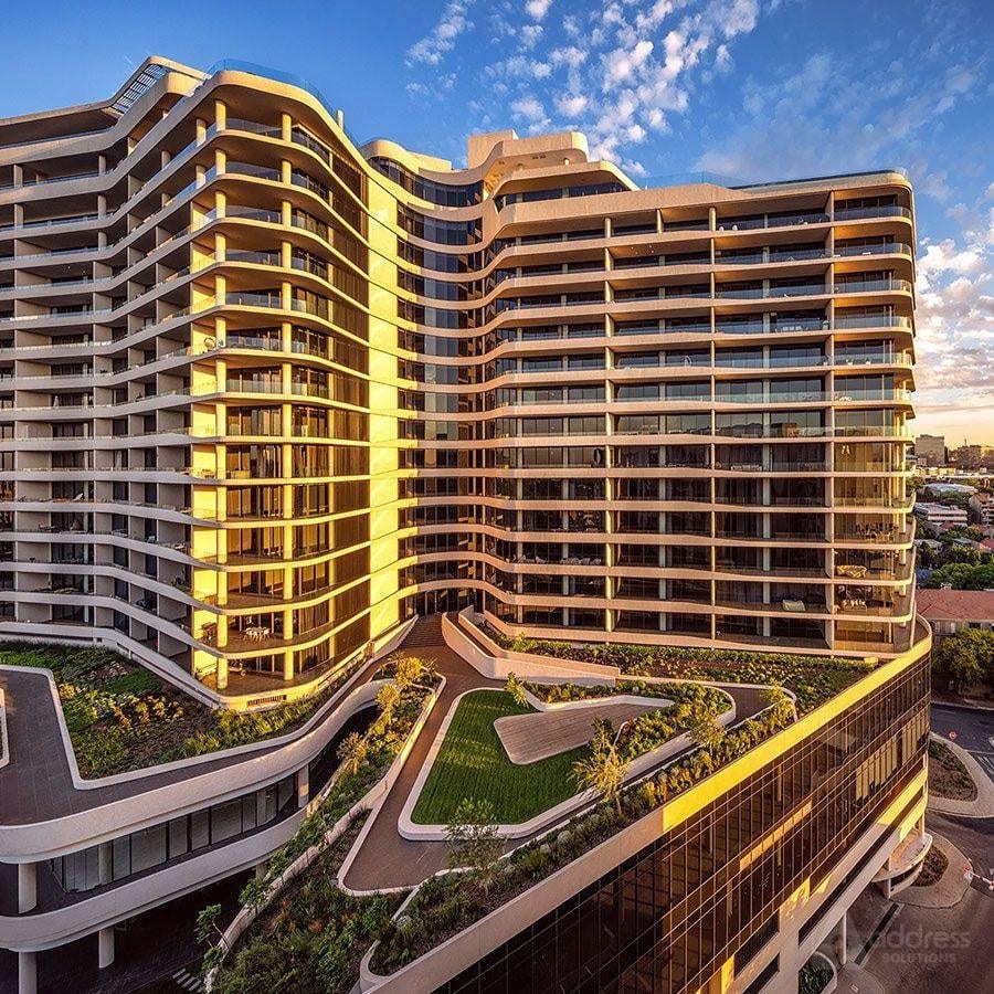 Premium curved residential development building
